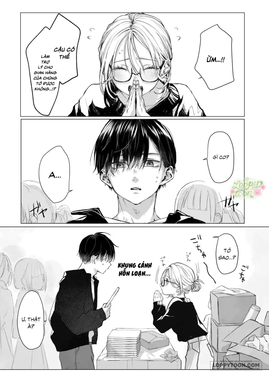Tuyển Tập Manga Oneshot Của Loppy Chap 6.1 - Tại Trợ Lý Bán Hàng Mà Sản Phẩm Mới Của Tôi Là XXX Mất Rồi (1.1) - trang 4