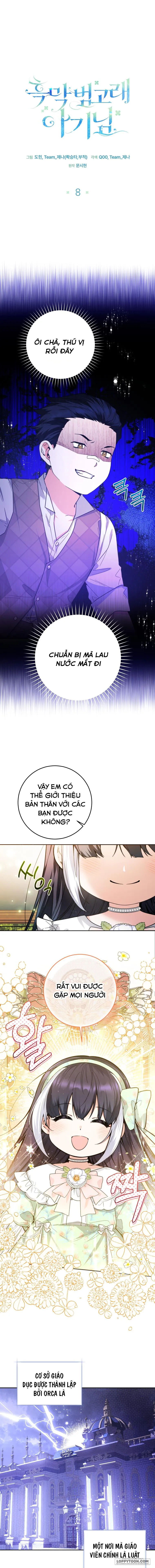 Bé Cá Voi Sát Thủ Phản Diện Chap 8 - trang 1