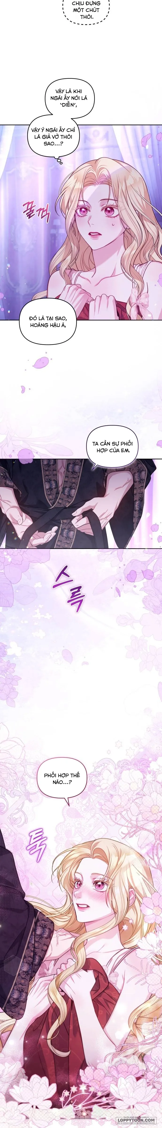 Tôi Đã Trải Qua Đêm Đầu Tiên Dù Chỉ Là Hoàng Hậu Thay Thế Chap 2 - trang 15