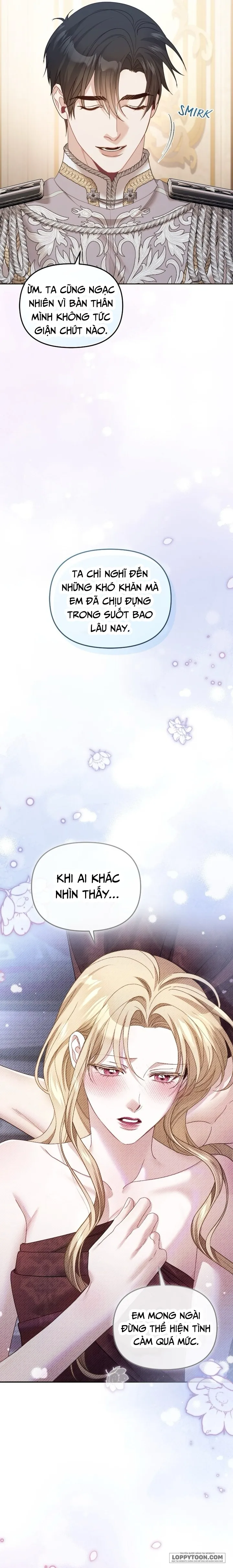 Tôi Đã Trải Qua Đêm Đầu Tiên Dù Chỉ Là Hoàng Hậu Thay Thế Chap 48 - trang 9