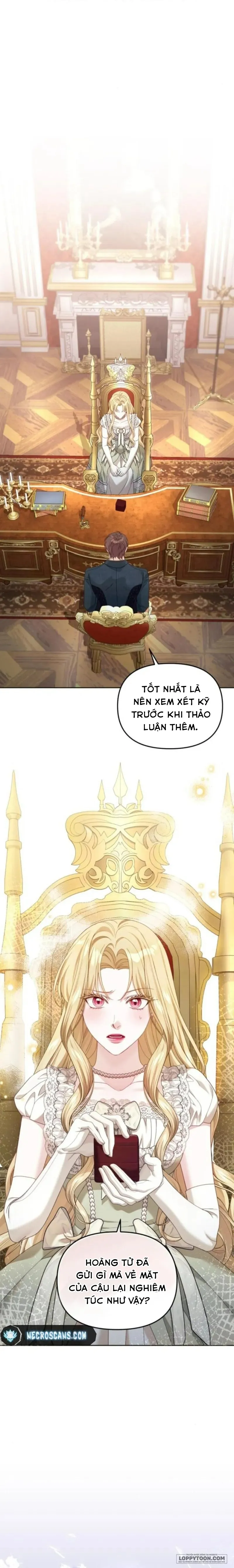 Tôi Đã Trải Qua Đêm Đầu Tiên Dù Chỉ Là Hoàng Hậu Thay Thế Chap 24 - trang 8