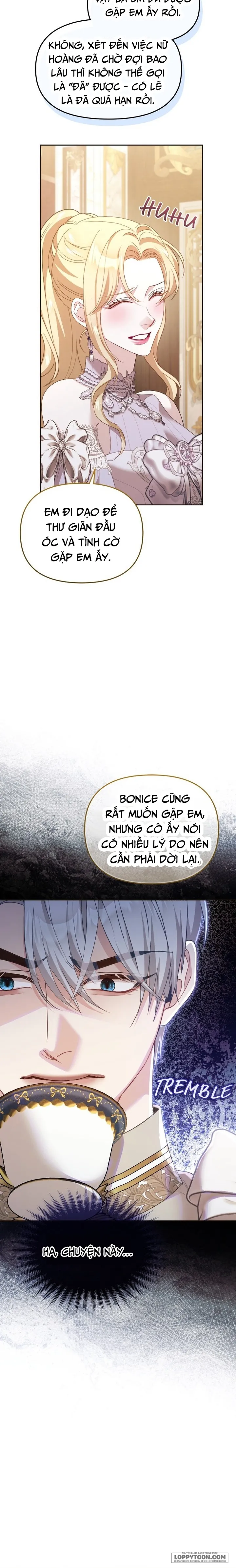 Tôi Đã Trải Qua Đêm Đầu Tiên Dù Chỉ Là Hoàng Hậu Thay Thế Chap 49 - trang 16