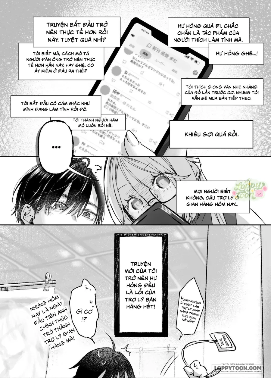Tuyển Tập Manga Oneshot Của Loppy Chap 6.2 - Tại Trợ Lý Bán Hàng Mà Sản Phẩm Mới Của Tôi Là XXX Mất Rồi (1.2) - trang 38