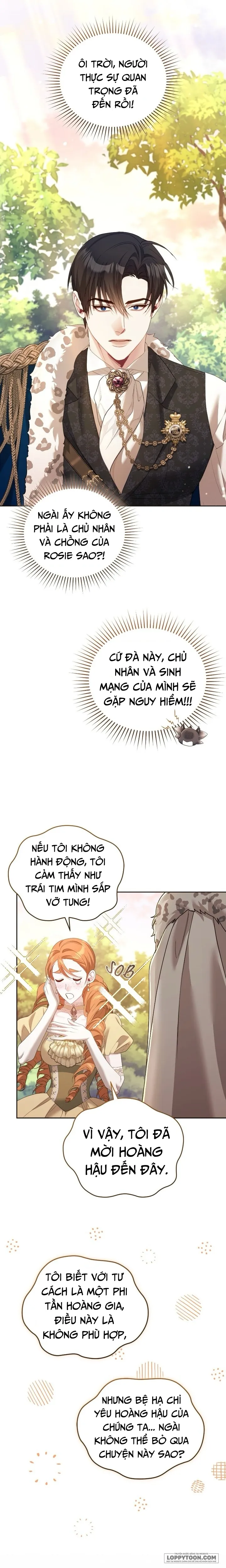 Tôi Đã Trải Qua Đêm Đầu Tiên Dù Chỉ Là Hoàng Hậu Thay Thế Chap 45 - trang 15