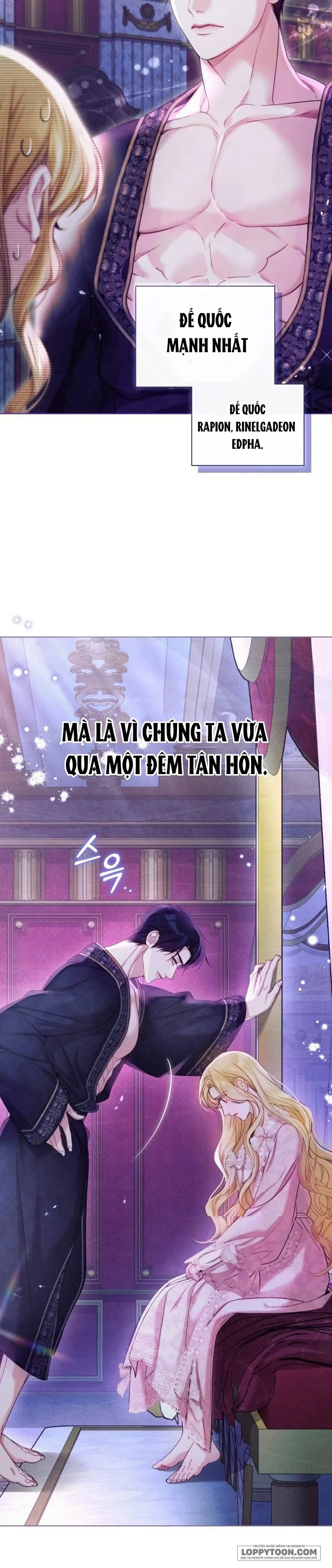 Tôi Đã Trải Qua Đêm Đầu Tiên Dù Chỉ Là Hoàng Hậu Thay Thế Chap 1 - trang 6