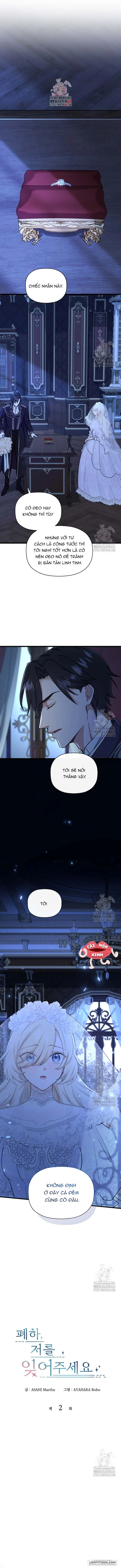 Bệ Hạ, Xin Hãy Quên Tôi Đi Chap 2 - trang 1