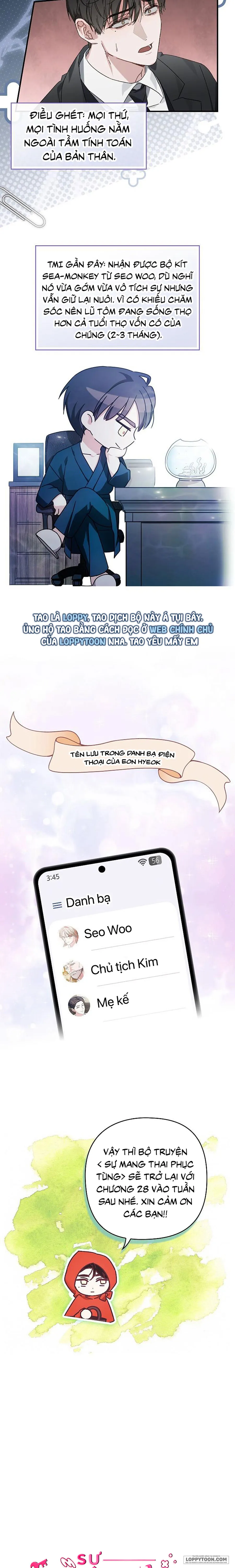 Sự Mang Thai Phục Tùng Chap 27.5 - trang 3