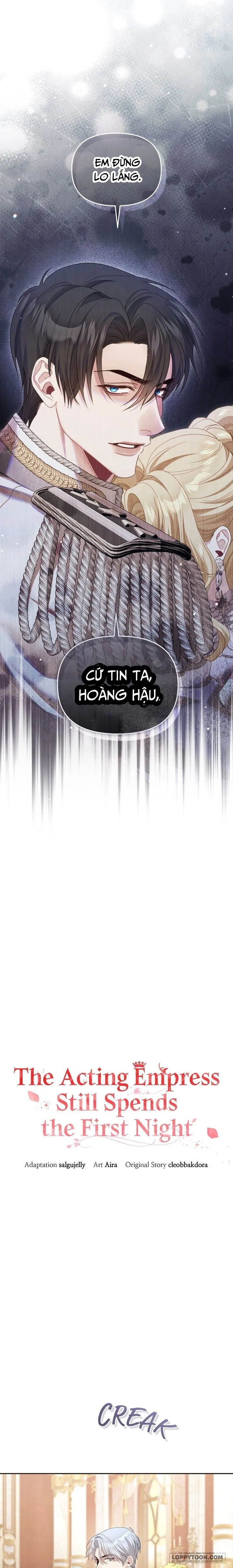 Tôi Đã Trải Qua Đêm Đầu Tiên Dù Chỉ Là Hoàng Hậu Thay Thế Chap 48 - trang 13
