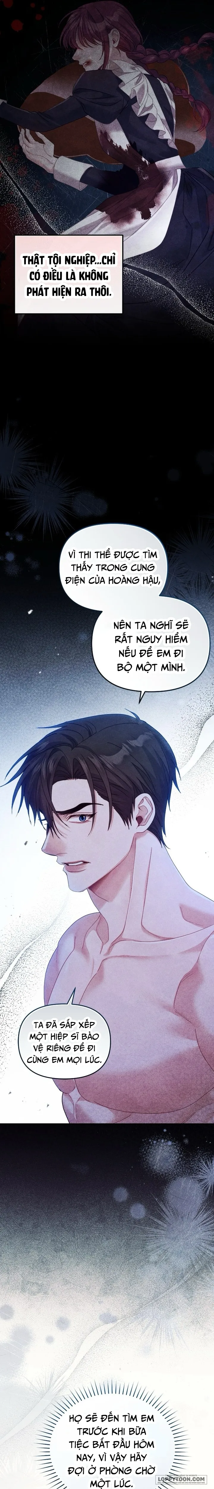 Tôi Đã Trải Qua Đêm Đầu Tiên Dù Chỉ Là Hoàng Hậu Thay Thế Chap 44 - trang 3