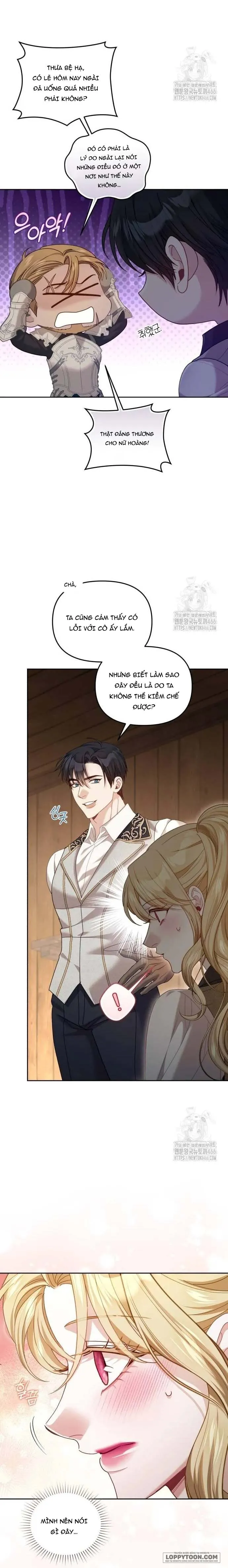 Tôi Đã Trải Qua Đêm Đầu Tiên Dù Chỉ Là Hoàng Hậu Thay Thế Chap 34 - trang 3