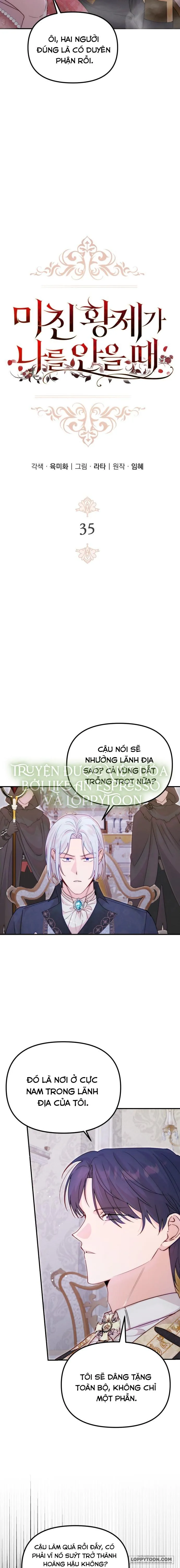 Hoàng Đế Điên Cuồng Ôm Lấy Tôi Chap 35 - trang 4