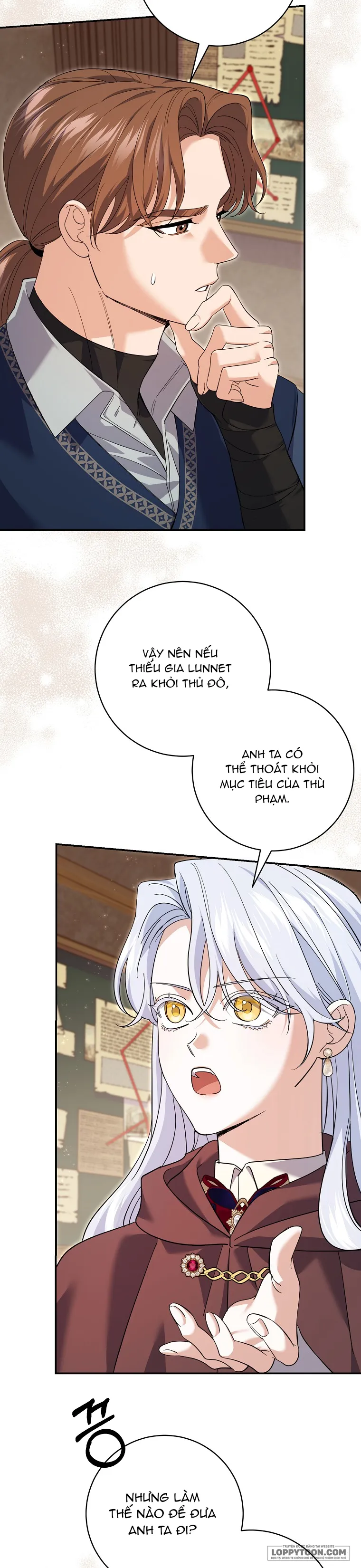 Vị Hôn Phu Phản Diện Cản Trở Con Đường Hoa Của Tôi Chap 26 - trang 32