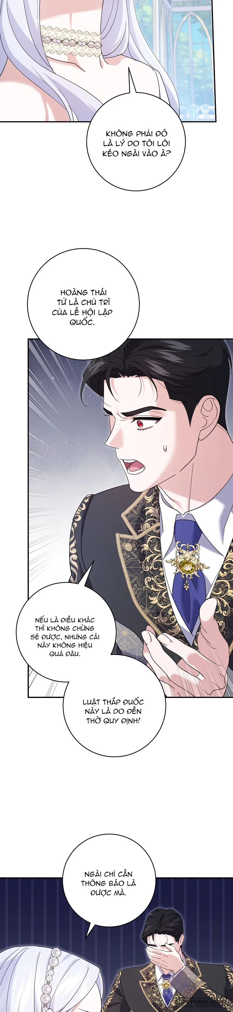 Vị Hôn Phu Phản Diện Cản Trở Con Đường Hoa Của Tôi Chap 23 - trang 29