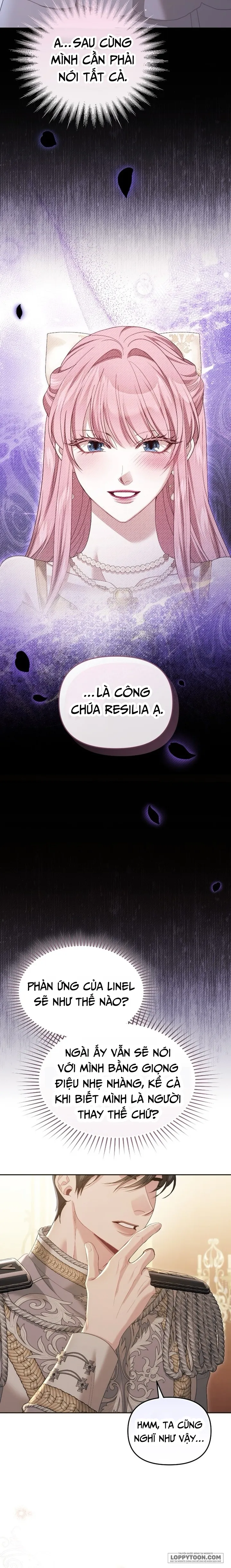 Tôi Đã Trải Qua Đêm Đầu Tiên Dù Chỉ Là Hoàng Hậu Thay Thế Chap 48 - trang 4