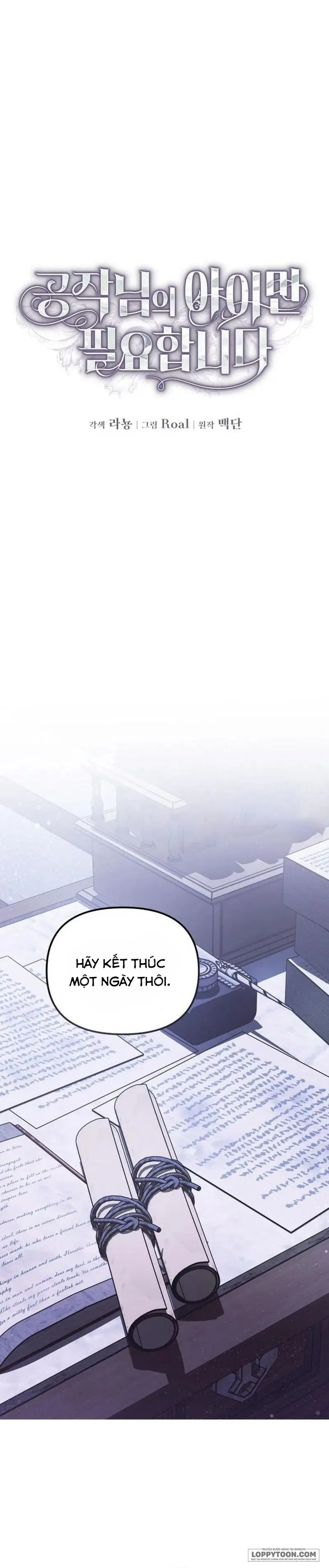 Tôi Chỉ Cần Con Của Công Tước Chap 6 - trang 11