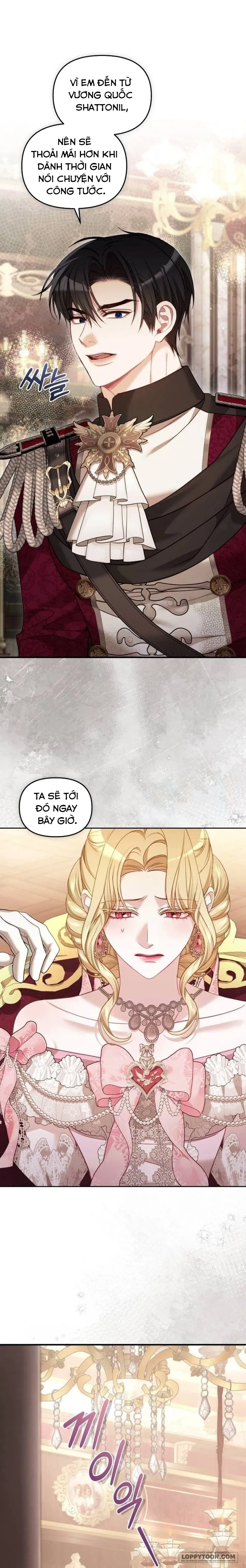 Tôi Đã Trải Qua Đêm Đầu Tiên Dù Chỉ Là Hoàng Hậu Thay Thế Chap 9 - trang 37