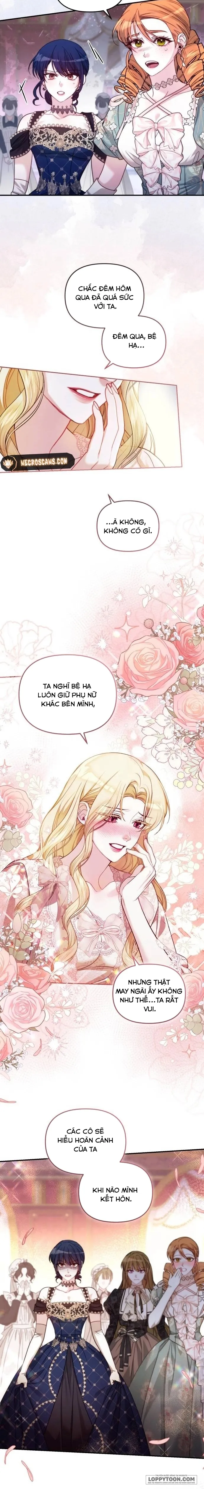 Tôi Đã Trải Qua Đêm Đầu Tiên Dù Chỉ Là Hoàng Hậu Thay Thế Chap 4 - trang 8