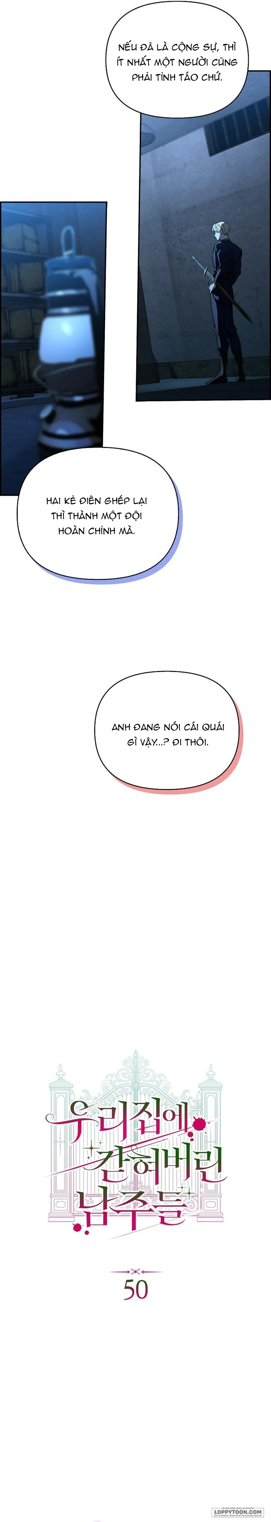 Những Nam Chính Bị Mắc Kẹt Trong Nhà Của Tôi Chap 50 - trang 4
