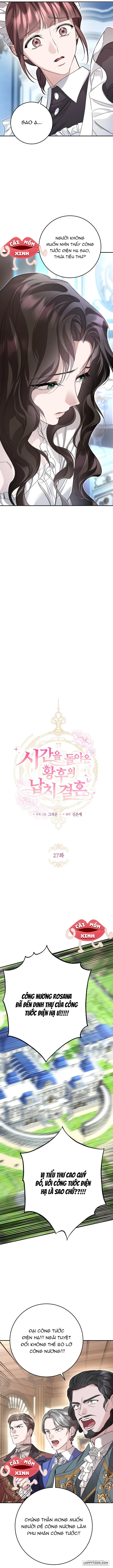 Cuộc Hôn Nhân Bị Bắt Cóc Xuyên Thời Gian Của Hoàng Hậu Chap 27 - trang 5