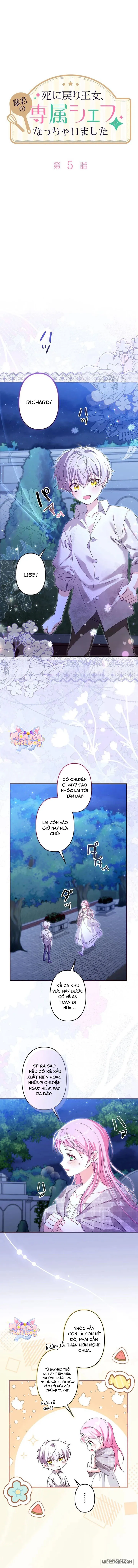 Trở Thành Đầu Bếp Riêng Của Nhân Vật Phản Diện Chap 5 - trang 1