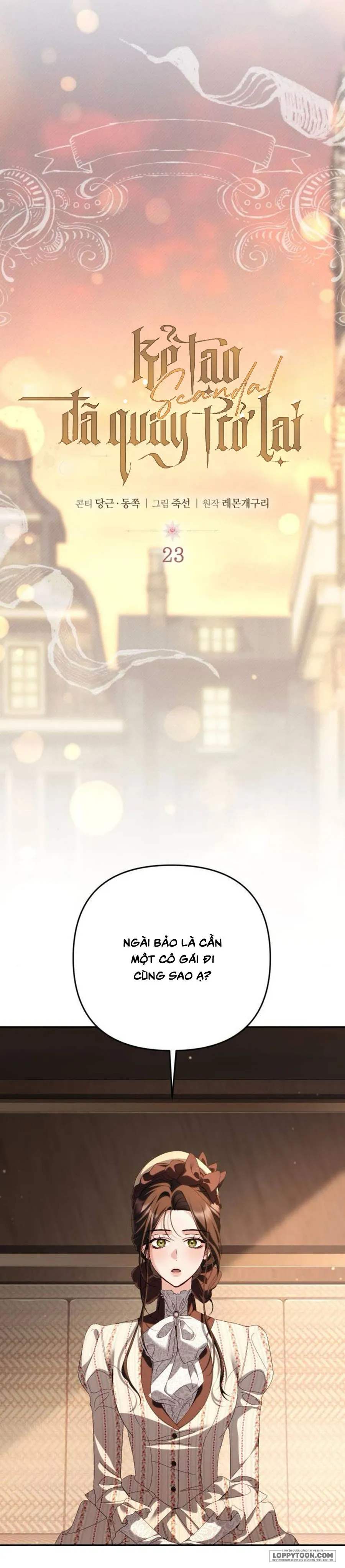 Kẻ Tạo Scandal Đã Quay Trở Lại Chap 23 - trang 12