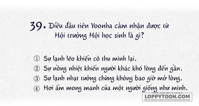 Trắc Nghiệm 4 Lựa Chọn Chap 39 - trang 61