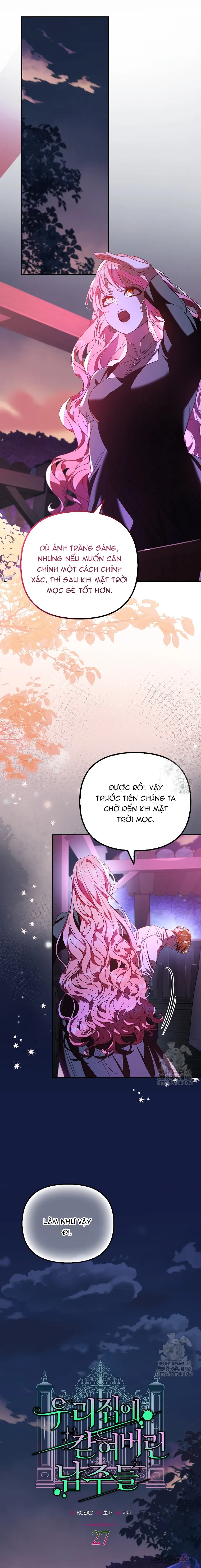 Những Nam Chính Bị Mắc Kẹt Trong Nhà Của Tôi Chap 27 - trang 11