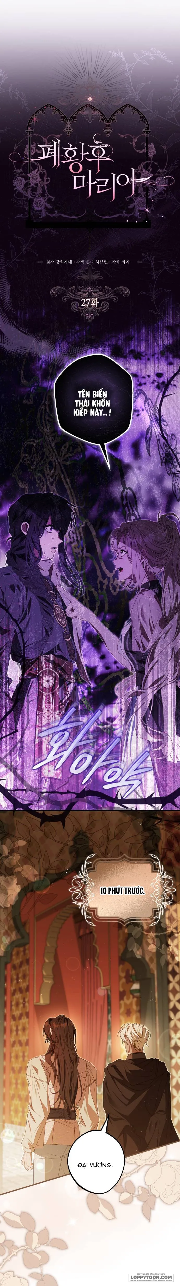 Hoàng Hậu Phế Truất Maria Chap 27 - trang 1