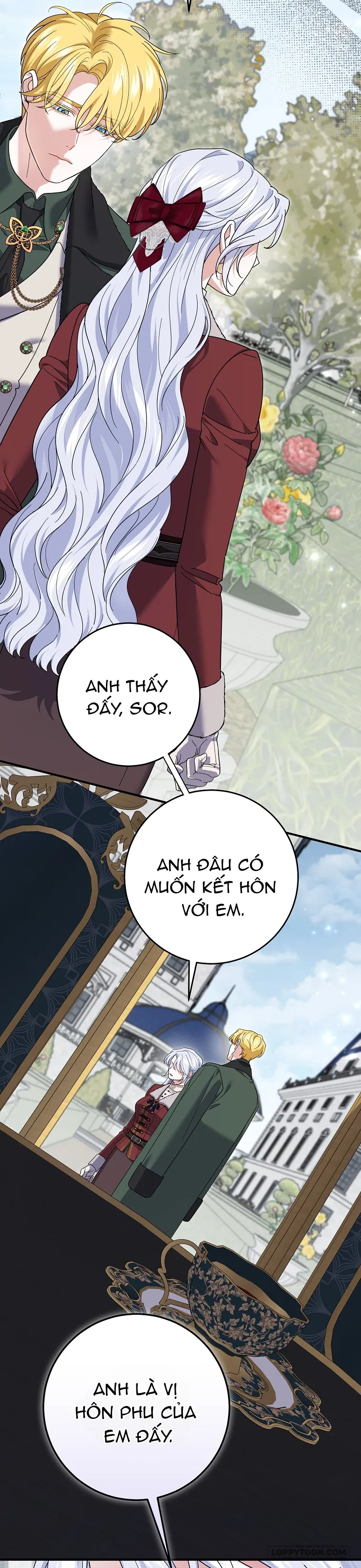 Vị Hôn Phu Phản Diện Cản Trở Con Đường Hoa Của Tôi Chap 75 - trang 7