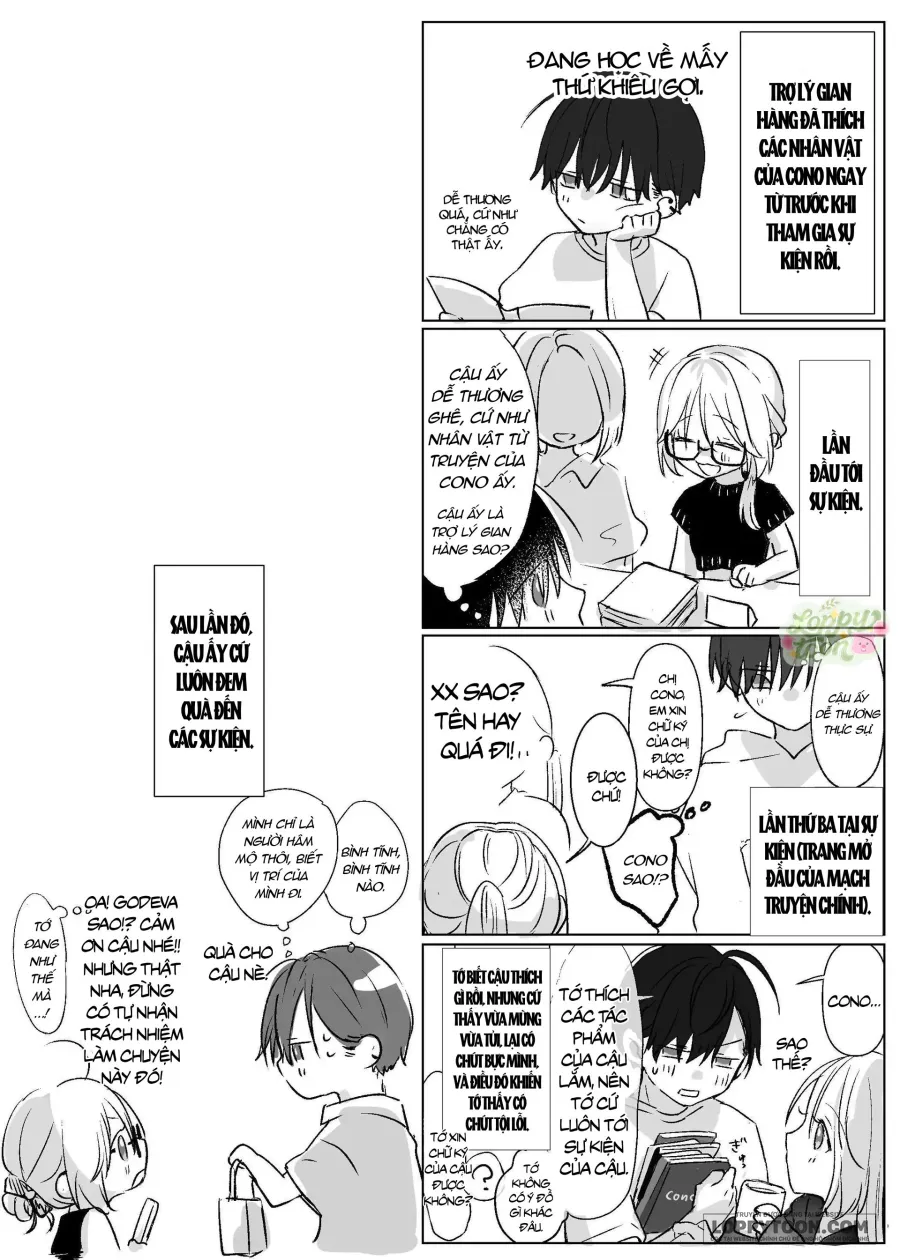 Tuyển Tập Manga Oneshot Của Loppy Chap 6.3 - Tại Trợ Lý Bán Hàng Mà Sản Phẩm Mới Của Tôi Là XXX Mất Rồi (2) - trang 2