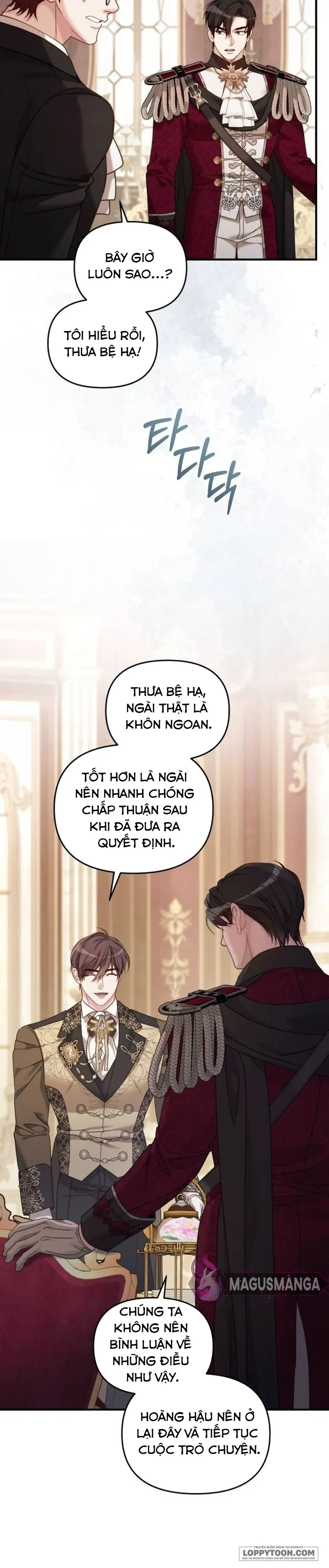 Tôi Đã Trải Qua Đêm Đầu Tiên Dù Chỉ Là Hoàng Hậu Thay Thế Chap 9 - trang 36
