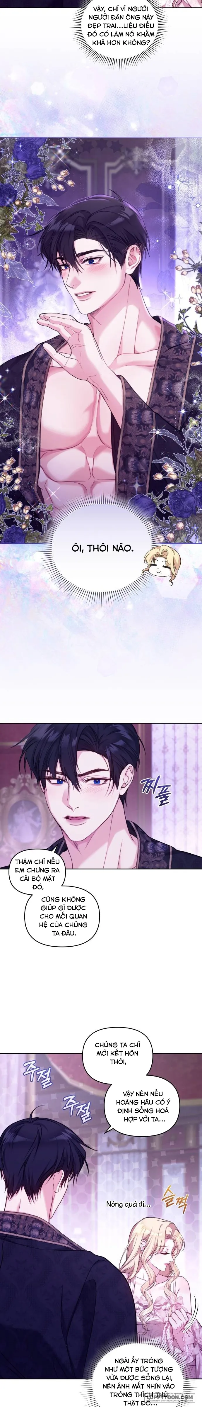 Tôi Đã Trải Qua Đêm Đầu Tiên Dù Chỉ Là Hoàng Hậu Thay Thế Chap 2 - trang 3
