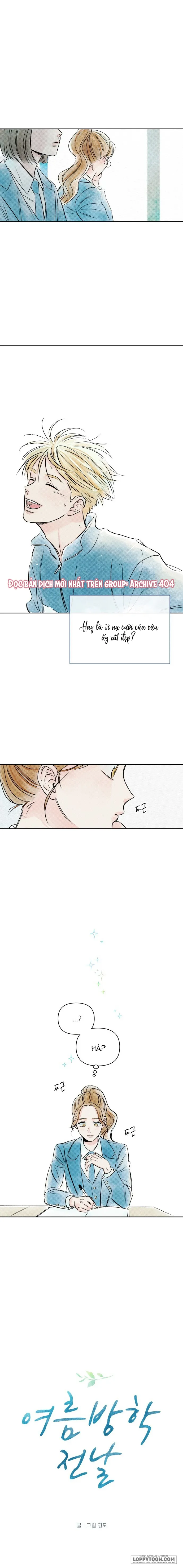 Một Ngày Trước Kỳ Nghỉ Hè Chap 1 - ONESHOT - trang 2