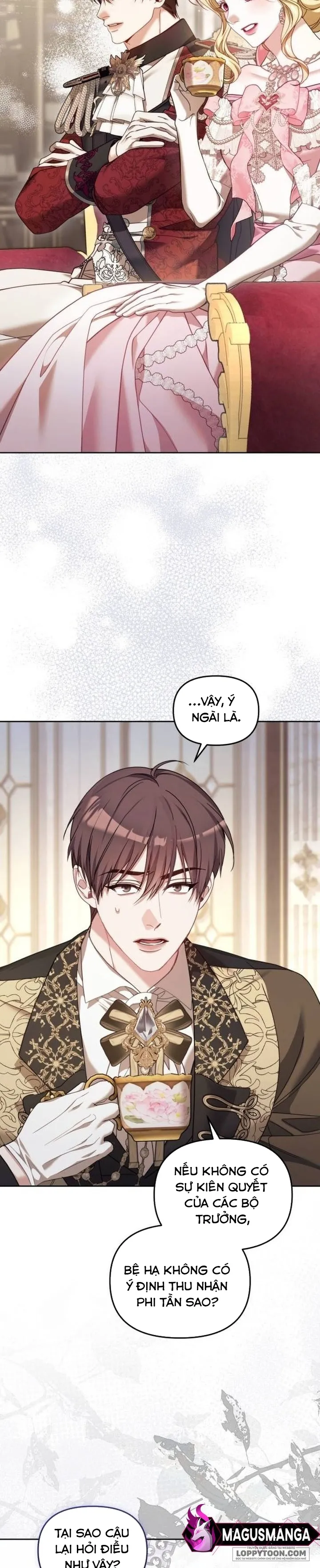 Tôi Đã Trải Qua Đêm Đầu Tiên Dù Chỉ Là Hoàng Hậu Thay Thế Chap 9 - trang 23