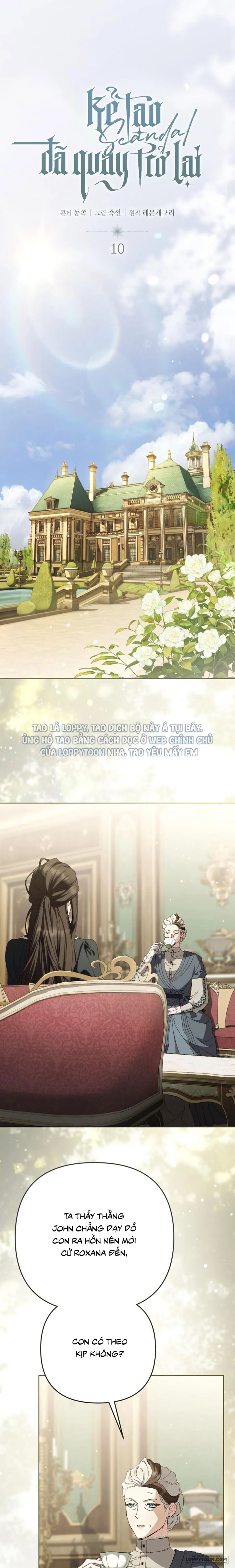 Kẻ Tạo Scandal Đã Quay Trở Lại Chap 10 - trang 1
