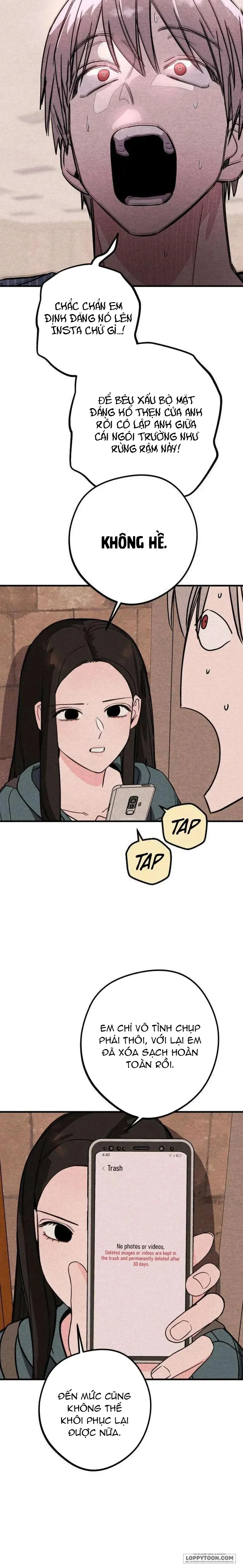 Bộ Mặt Che Giấu Của Tiền Bối Hoàn Hảo Chap 2 - Khoá quần - trang 6
