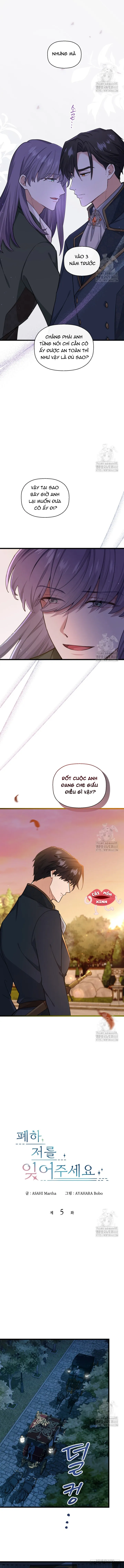 Bệ Hạ, Xin Hãy Quên Tôi Đi Chap 5 - trang 1