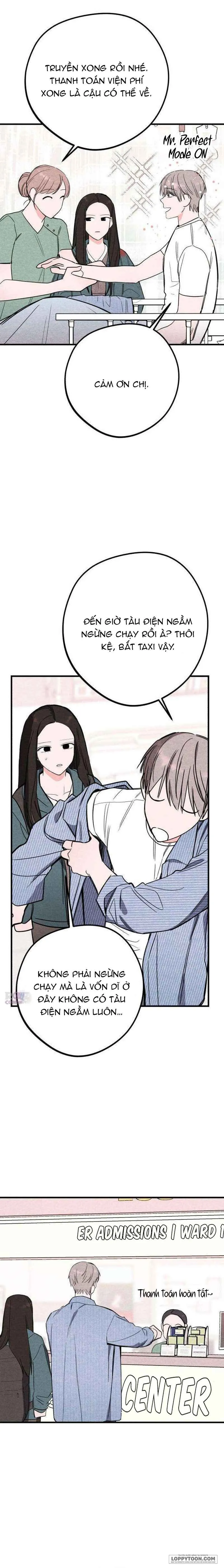 Bộ Mặt Che Giấu Của Tiền Bối Hoàn Hảo Chap 3 - Màn tắm rửa - trang 3