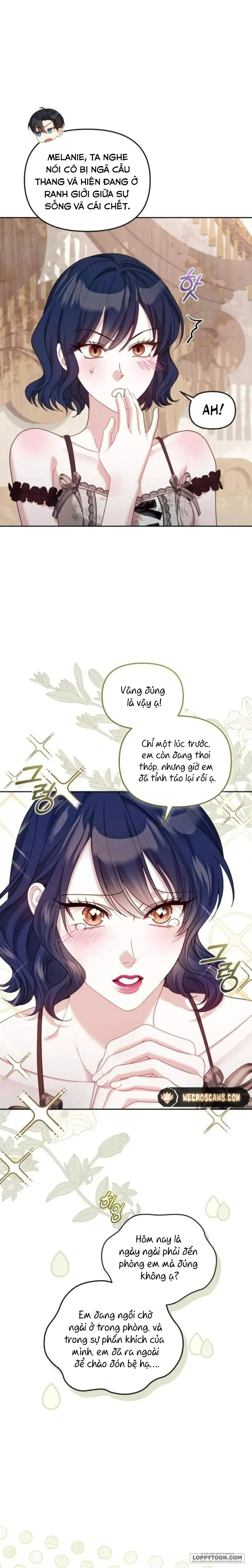 Tôi Đã Trải Qua Đêm Đầu Tiên Dù Chỉ Là Hoàng Hậu Thay Thế Chap 21 - trang 4