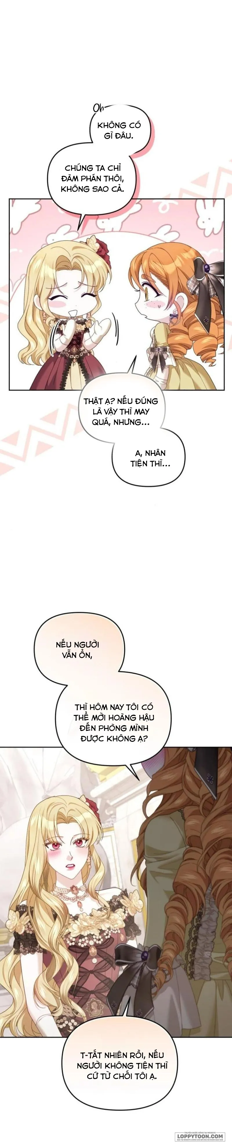 Tôi Đã Trải Qua Đêm Đầu Tiên Dù Chỉ Là Hoàng Hậu Thay Thế Chap 28 - trang 11