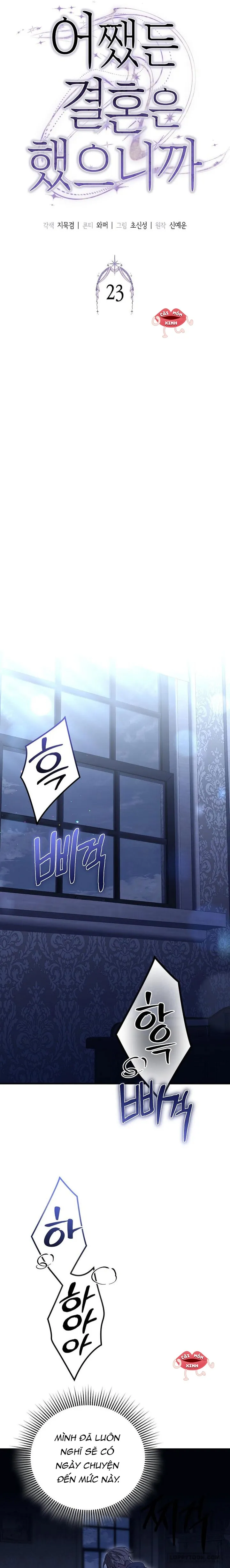 Dù Sao Chúng Ta Cũng Đã Kết Hôn Rồi Chap 23 - trang 23