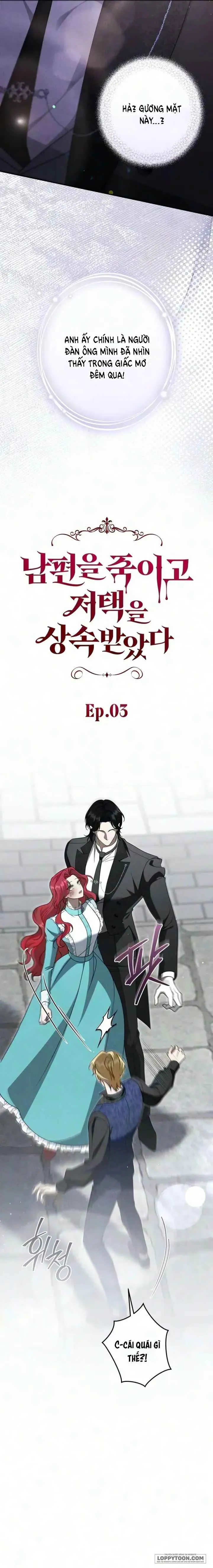 Giết Chồng Rồi Thừa Kế Dinh Thự Chap 3 - trang 9